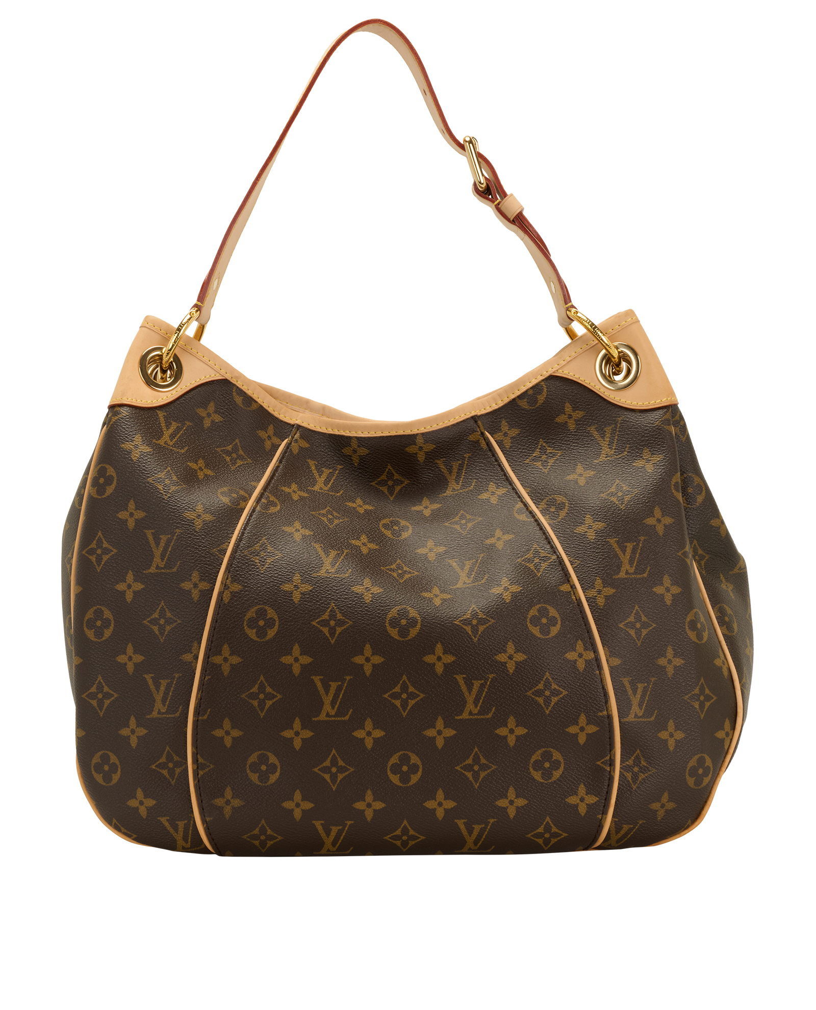 Galliera PM, &pound;1,100, Handbags, Brown, Canvas, Back view